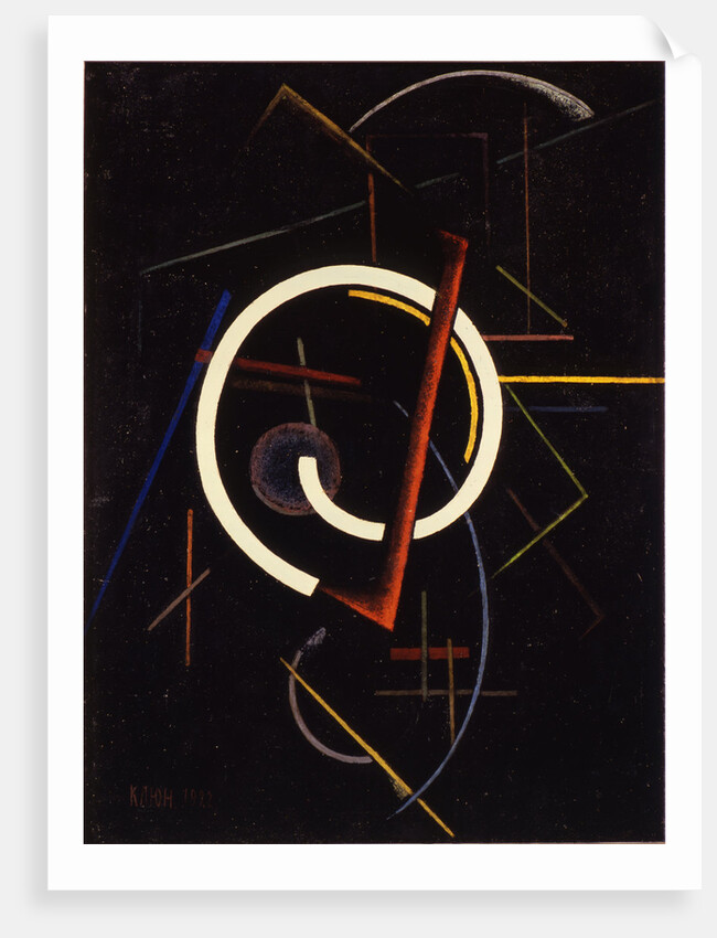 Linear structure, 1922 by Ivan Vassilyevich Klyun