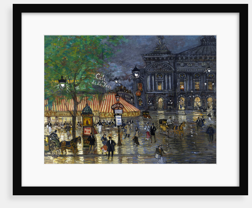 Place de l'OpÃ©ra, Paris by Alexeyevich Konstantin Korovin