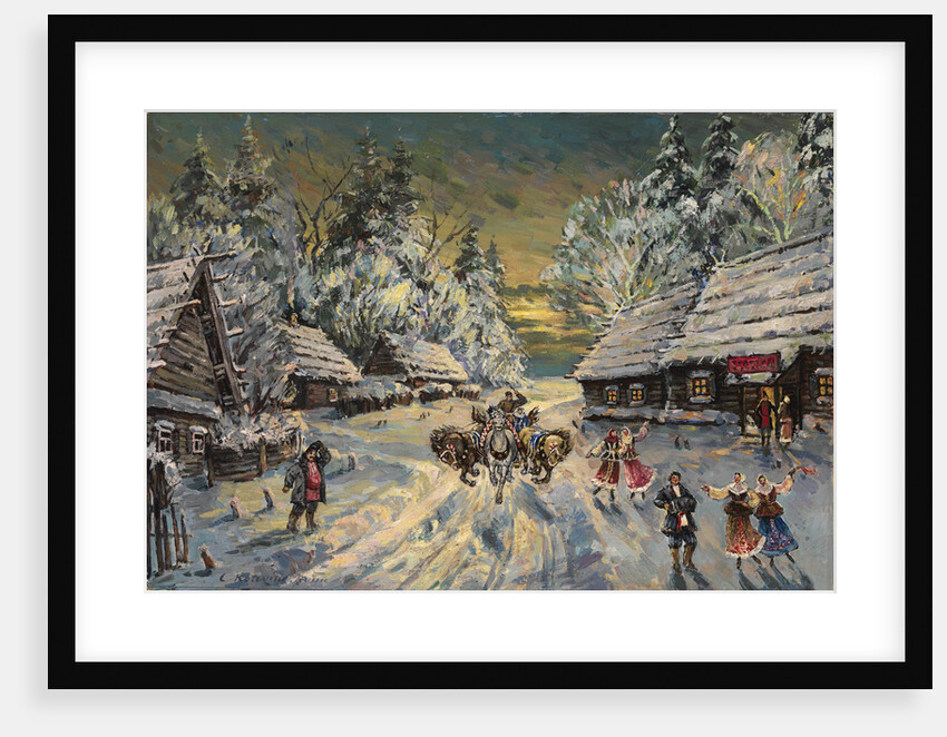 Russian Winter by Konstantin Alexeyevich Korovin