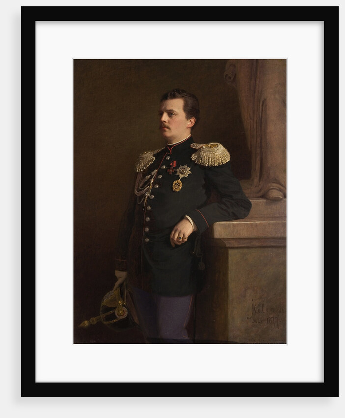 Portrait of Grand Duke Vladimir Alexandrovich of Russia, 1880s by Ivan Nikolayevich Kramskoi