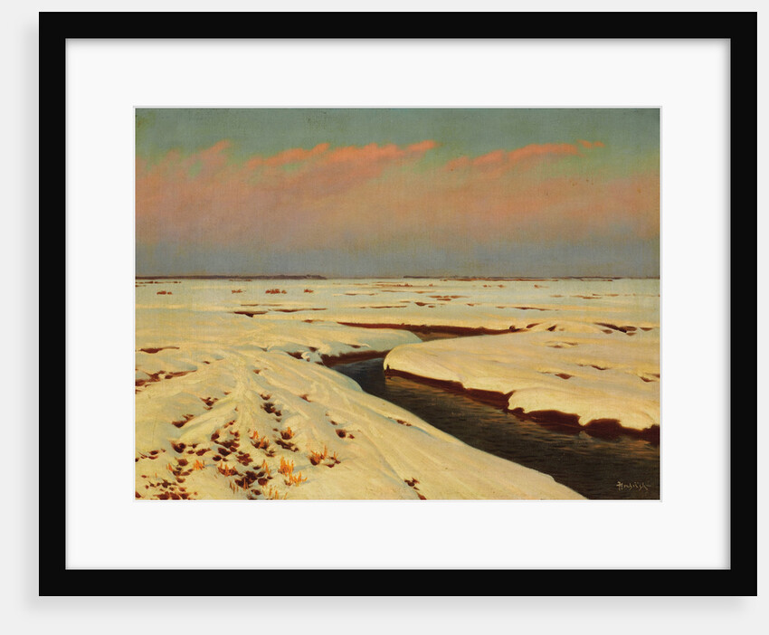 Winter Landscape by Konstantin Yakovlevich Kryzhitsky