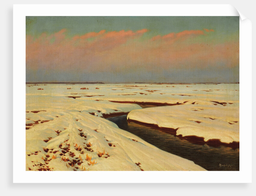 Winter Landscape by Konstantin Yakovlevich Kryzhitsky