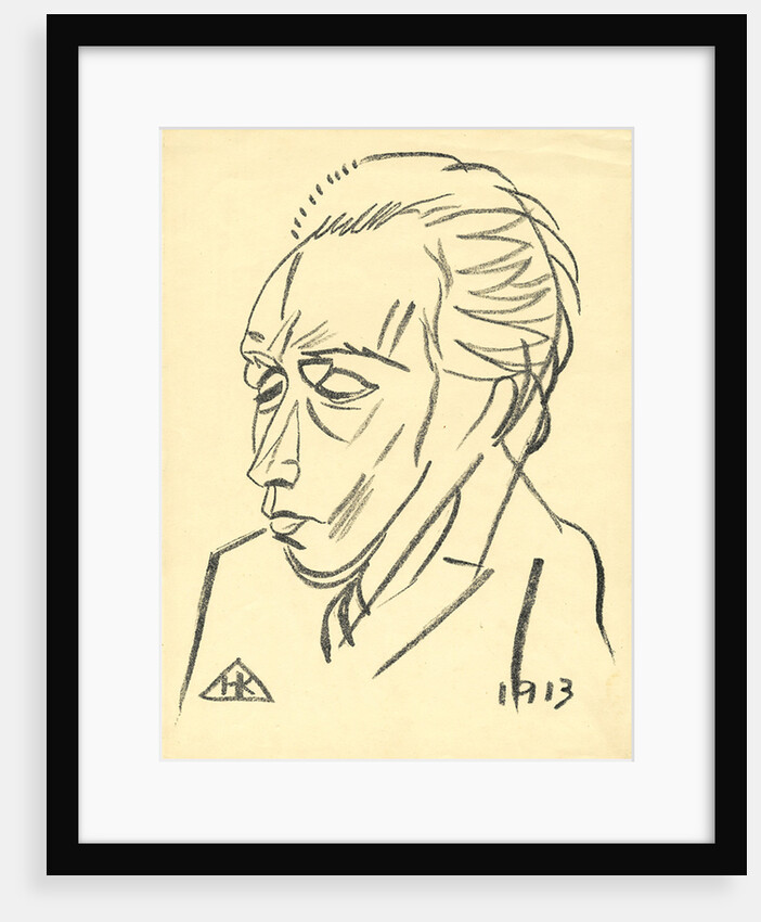 Portrait of the Poet Velimir Khlebnikov, 1913 by Nikolai Ivanovich Kulbin