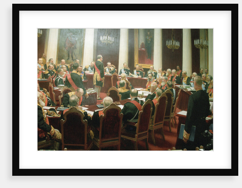 The ceremonial session of the State Council of Imperial Russia on May 7, 1901, 1903 by Ivan Semyonovich Kulikov