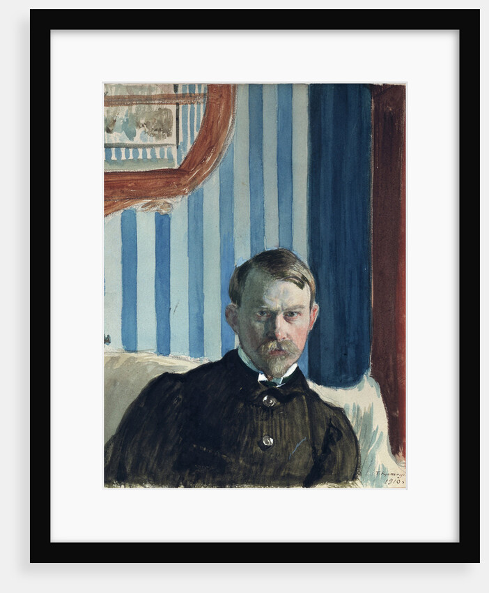 Self-portrait, 1910 by Boris Michaylovich Kustodiev
