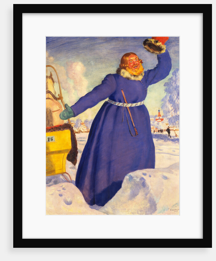 A reckless coachman, 1920 by Boris Michaylovich Kustodiev