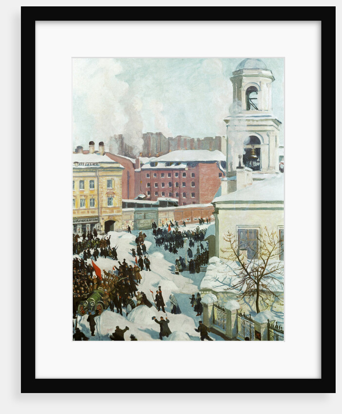 The February 27, 1917, 1917 by Boris Michaylovich Kustodiev