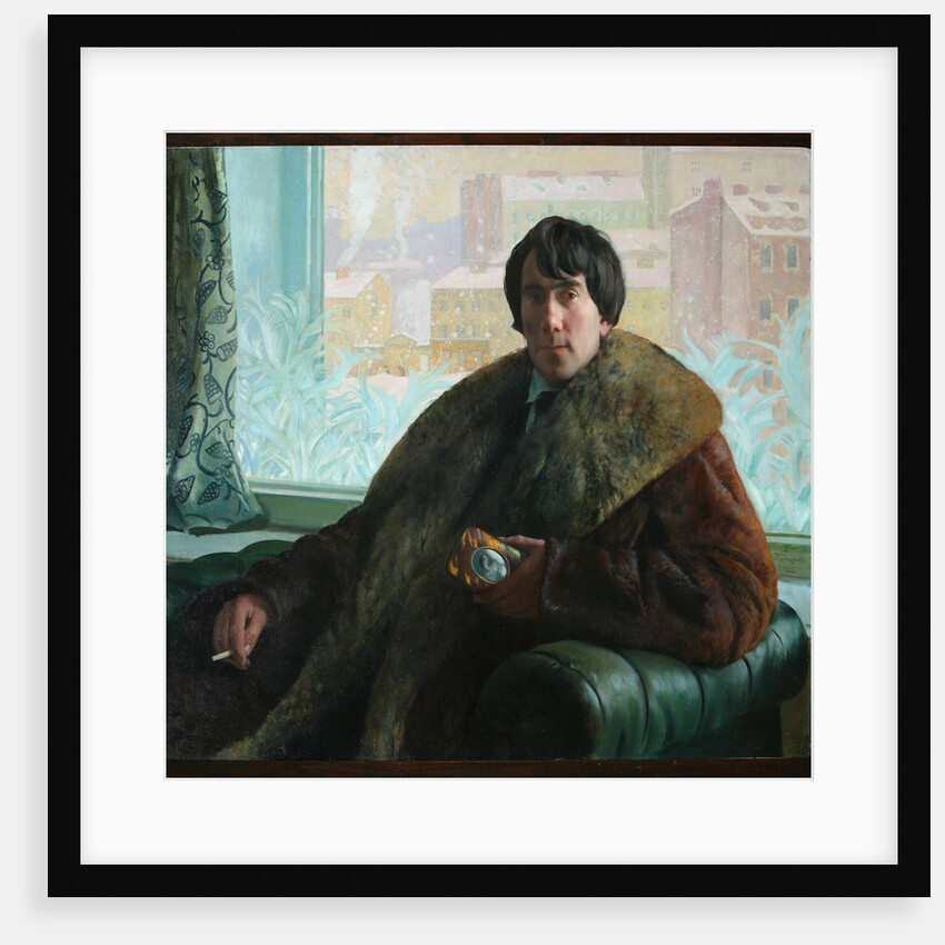 Portrait of the sculptor and architect Isidor Zolotarevsky, 1922 by Boris Michaylovich Kustodiev
