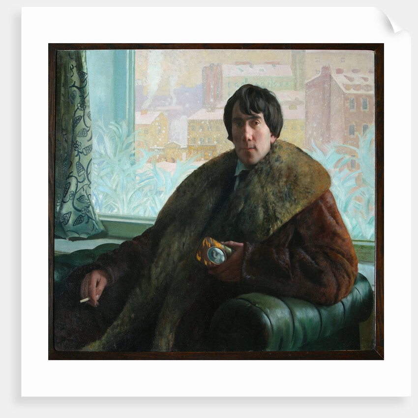 Portrait of the sculptor and architect Isidor Zolotarevsky, 1922 by Boris Michaylovich Kustodiev