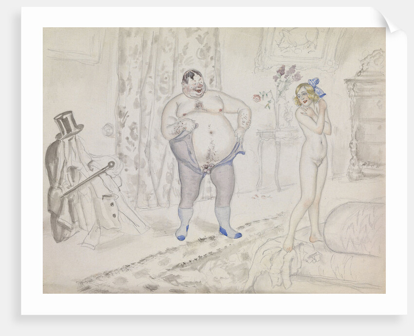 Late Night Rendezvous by Boris Michaylovich Kustodiev