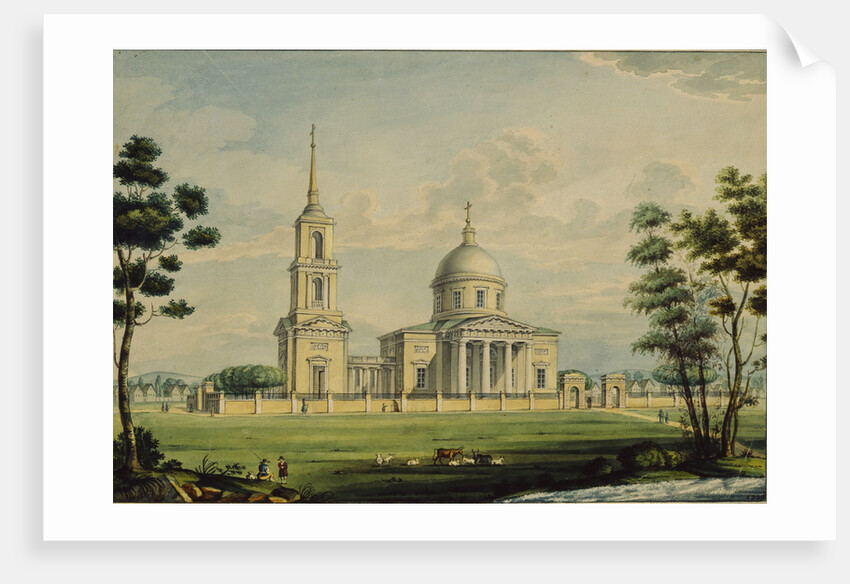 The Akhtyrka estate, 1827 by Alexander Sergeyevich Kutepov