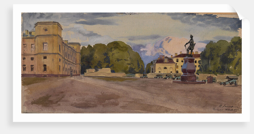 Gatchina Palace, 1924 by Nikolai Evgenyevich Lanceray