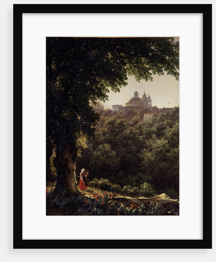 Ariccia near Rome, 1836 by Mikhail Ivanovich Lebedev