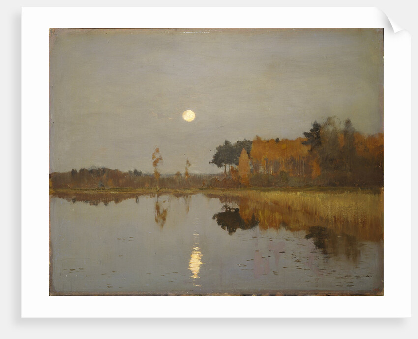 Twilight. Moon, 1899 by Isaak Ilyich Levitan