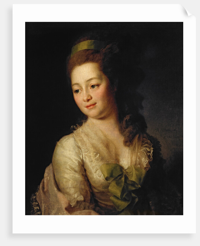 Portrait of Maria Dyakova, 1778 by Dmitri Grigorievich Levitsky