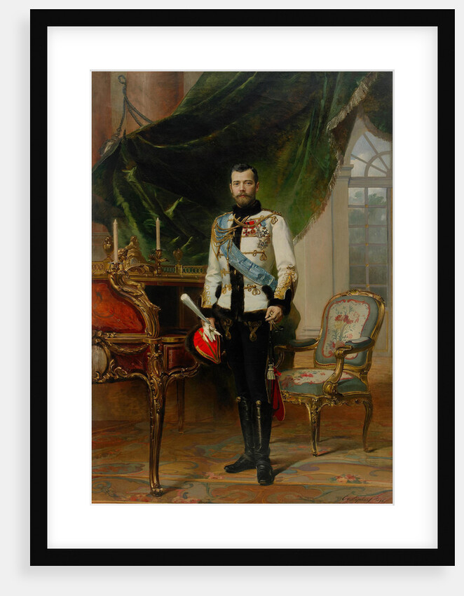 Portrait of Emperor Nicholas II, 1896 by Ernest Karlovich Liphart
