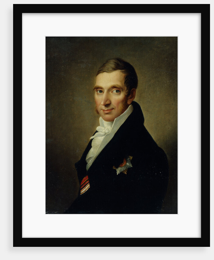 Portrait of the Physician Johann-Georg von Ruehl, 1823 by Ivan Vasilyevich Luchaninov