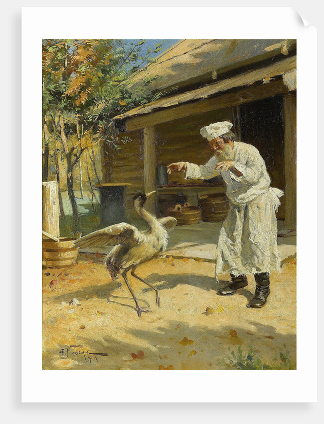 Dancing Crane, 1897 by Alexander Vladimirovich Makovsky