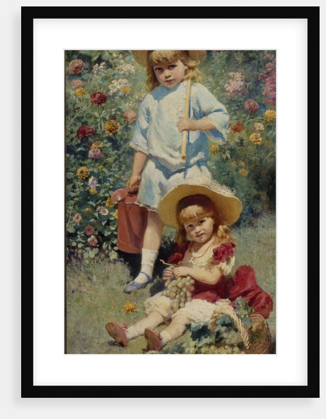 Portrait of the Artists Children, 1882 by Konstantin Yegorovich Makovsky