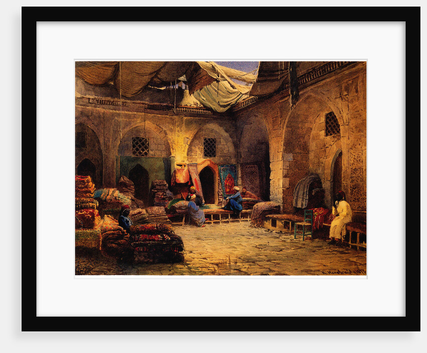 The Carpet Shop in Cairo, 1875 by Konstantin Yegorovich Makovsky