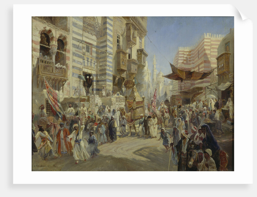 The Handing over of the Sacred Carpet in Cairo, 1876 by Konstantin Yegorovich Makovsky