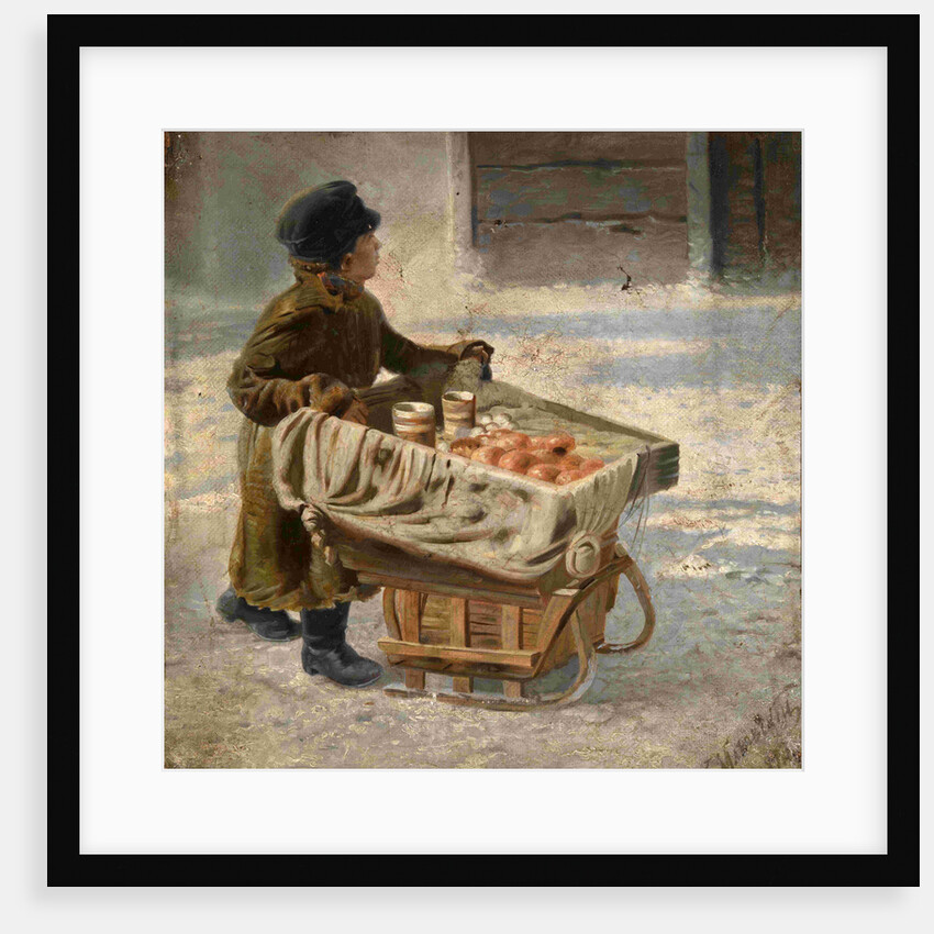 Boy. Study for the Shrovetide Fete on Admiralty Square in St Petersburg, c. 1869 by Konstantin Yegorovich Makovsky