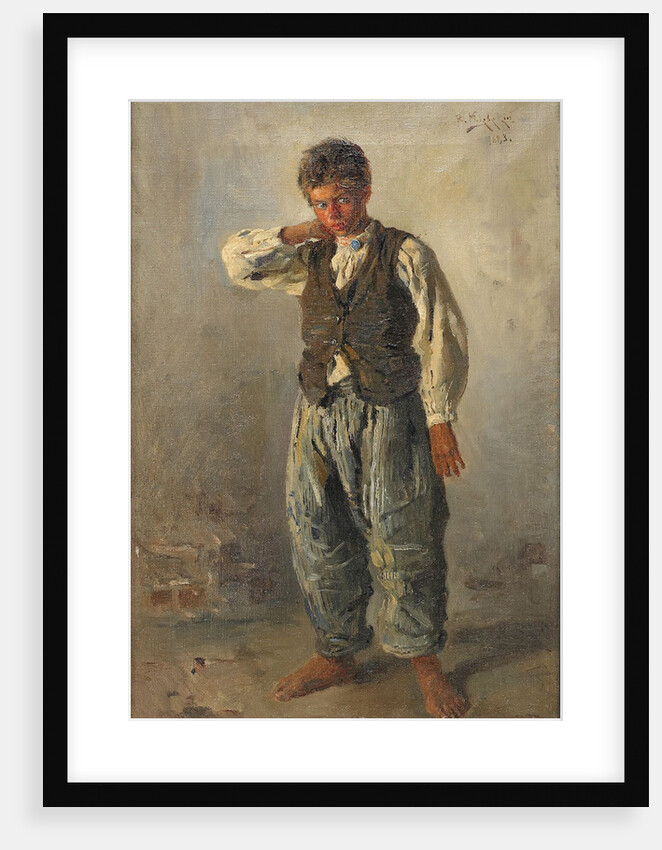 The Young Urchin, 1883 by Vladimir Yegorovich Makovsky