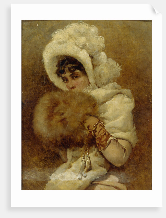 Girl with a Muff, 1884 by Vladimir Yegorovich Makovsky