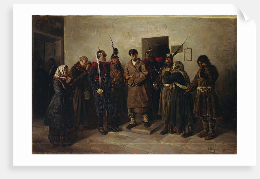 Convict, 1879 by Vladimir Yegorovich Makovsky
