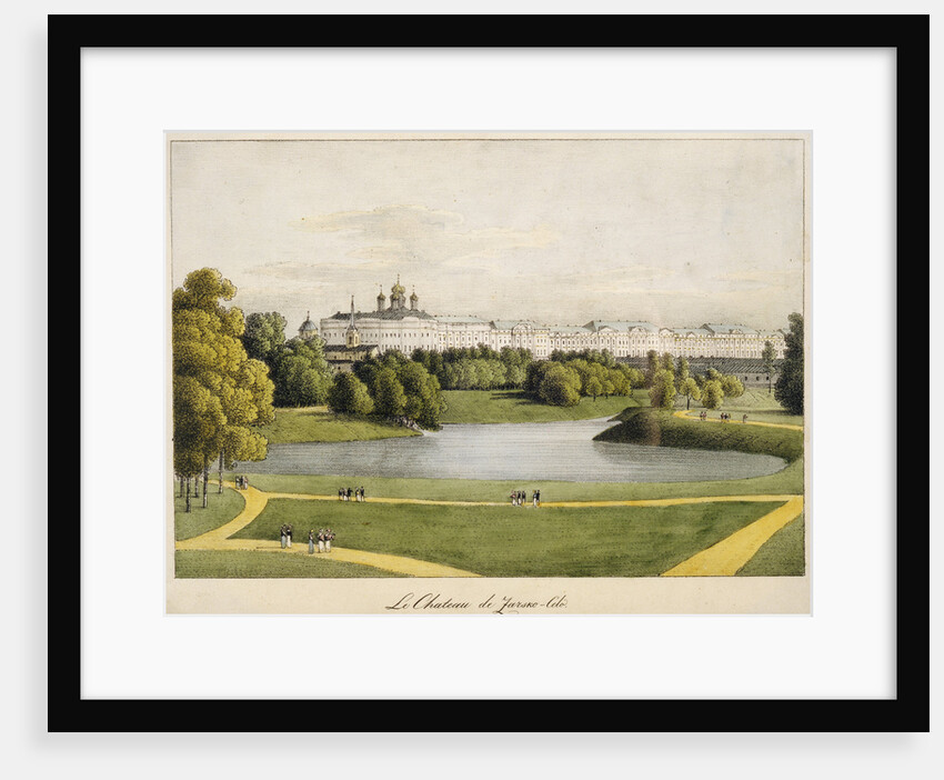 The Catherine Palace in Tsarskoye Selo, 1821-1822 by Andrei Yefimovich Martynov