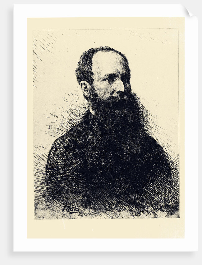 Portrait of the painter Vasili Vereshchagin, 1882 by Vasily Vasilyevich Mate