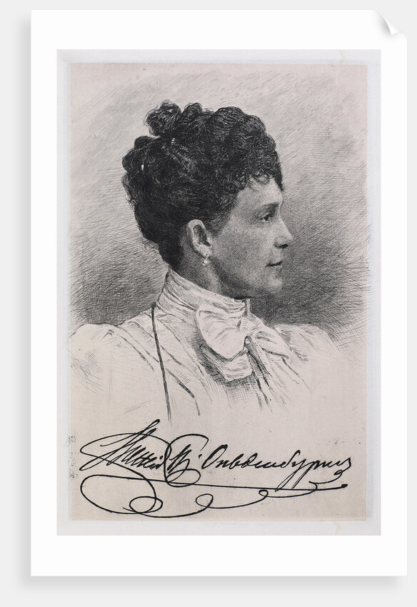 Portrait of Princess Eugenia Maximilianovna of Leuchtenberg, 1900s
