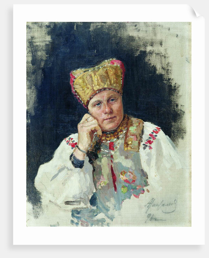 Russian peasant, 1896 by Vasili Maximovich Maximov
