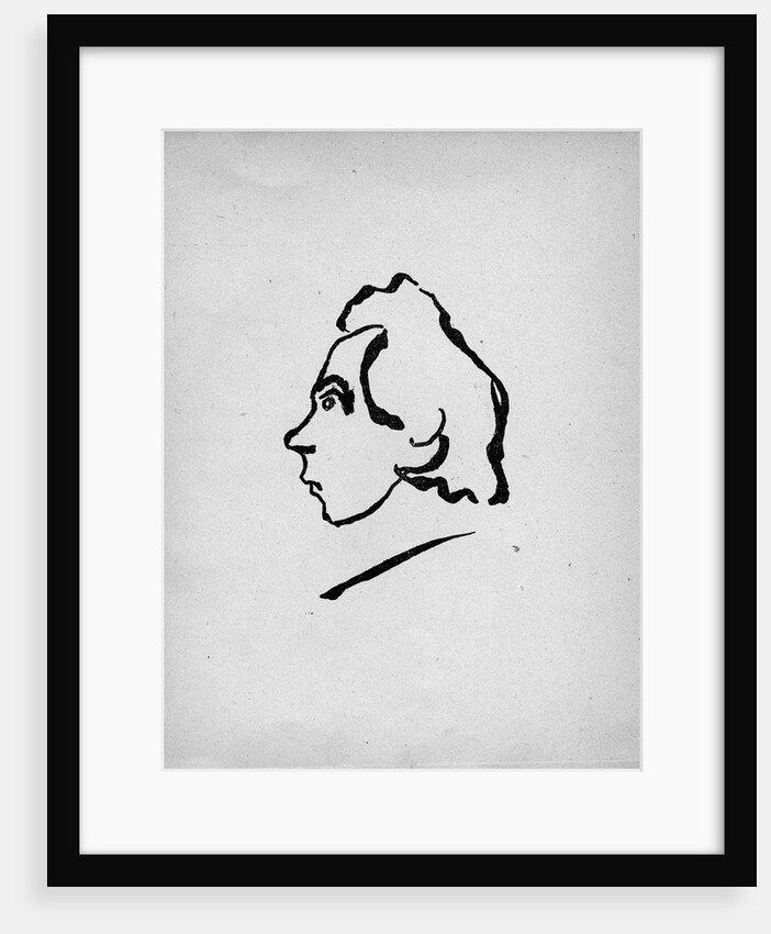 Portrait of the Poet Velimir Khlebnikov, 1913 by Vladimir Vladimirovich Mayakovsky