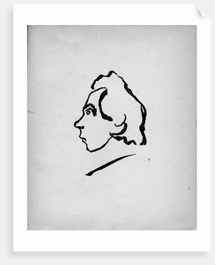 Portrait of the Poet Velimir Khlebnikov, 1913 by Vladimir Vladimirovich Mayakovsky