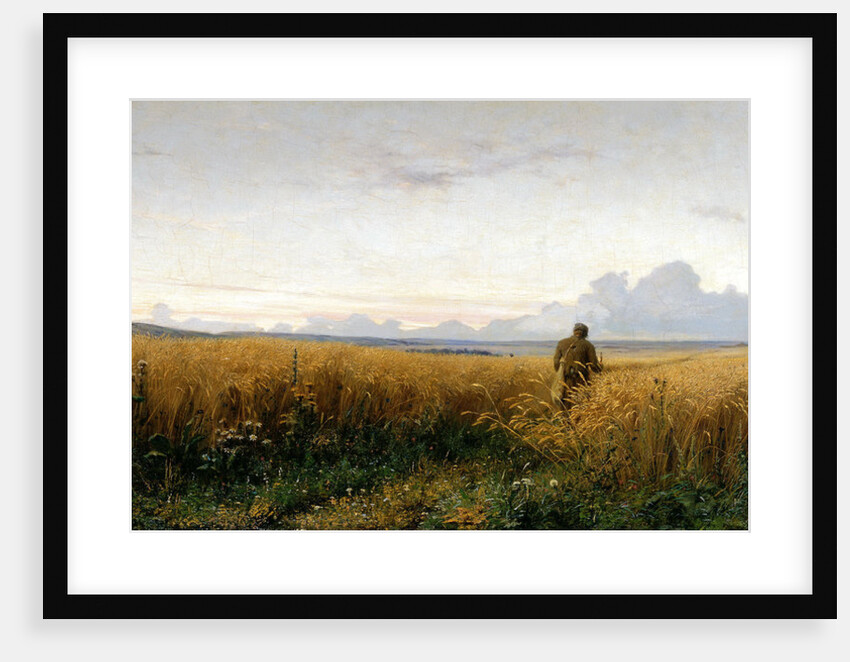 Footpath in a rye field, 1881 by Grigori Grigoryevich Myasoedov