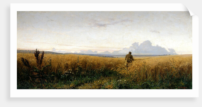 Footpath in a rye field, 1881 by Grigori Grigoryevich Myasoedov
