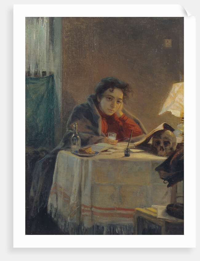 A Girl Student, 1904 by Grigori Grigoryevich Myasoedov