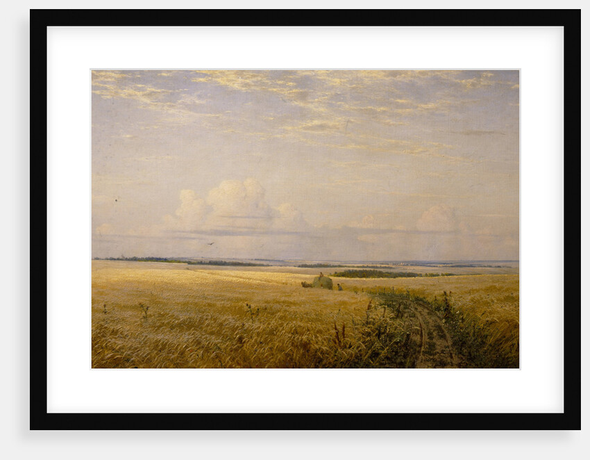 The mellowing fields, 1892 by Grigori Grigoryevich Myasoedov