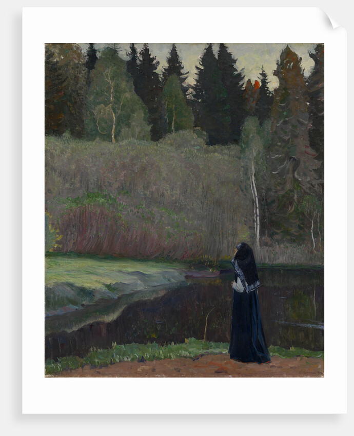 The Nightingale is Singing, 1918 by Mikhail Vasilyevich Nesterov