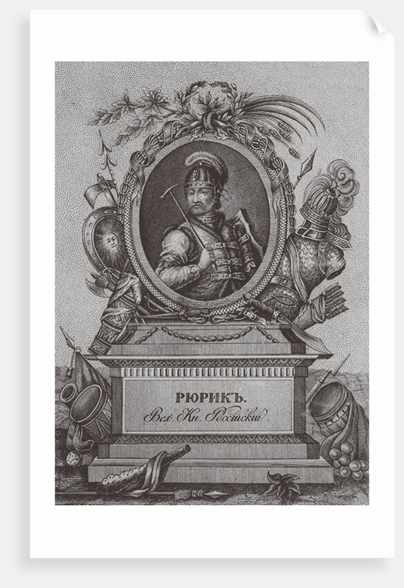 Portrait of Rurik, a Varangian chieftain and founder of Kievan Rus (ca. 830-ca. 879) by Alexei Agapievich Osipov