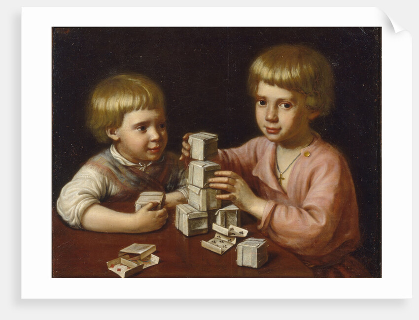 Children playing, 1837 by Kapiton Stepanovich Pavlov