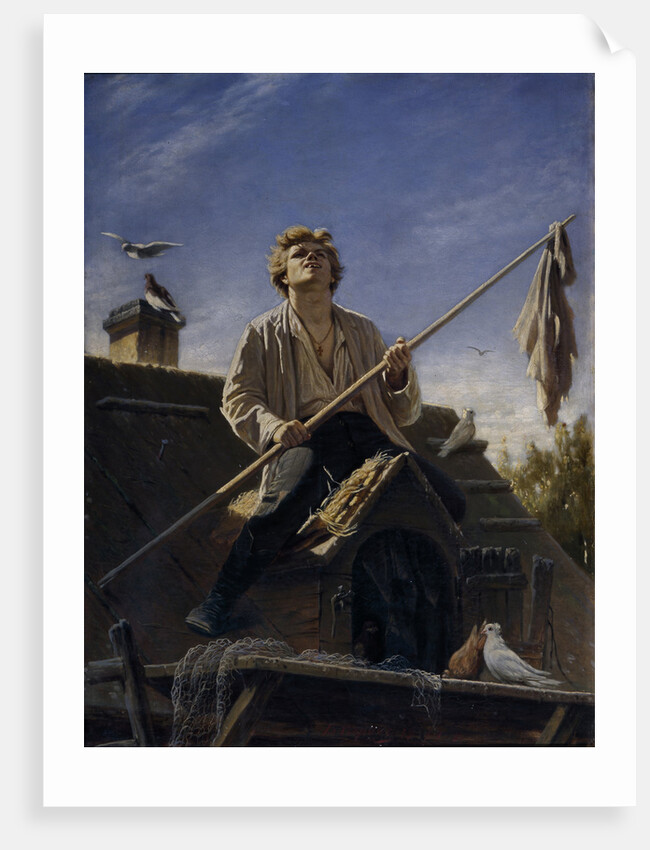 A pigeon fancier, 1874 by Vasili Grigoryevich Perov