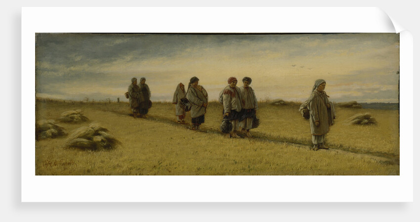The Return of the Reapers from the Field in the Ryazan province, 1874 by Vasili Grigoryevich Perov