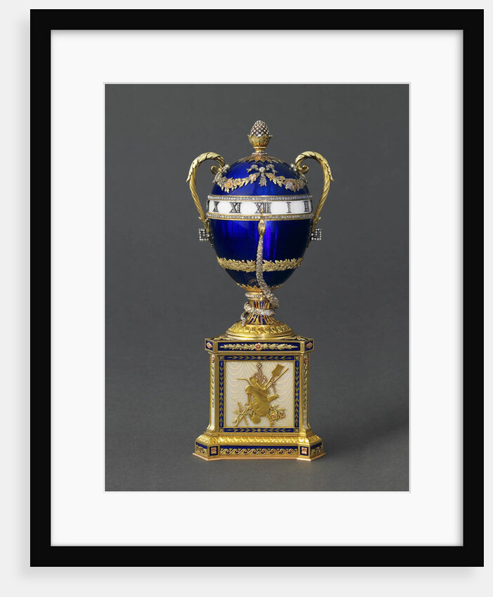 Blue Serpent Clock Egg, 1895 by Michail Pershin