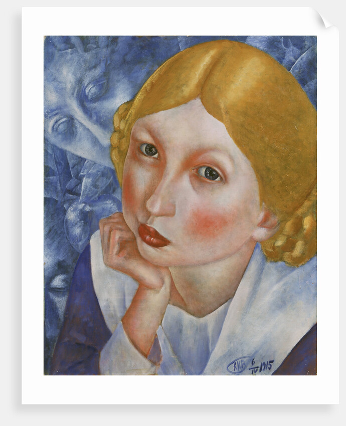 Portrait of Ria, 1915 by Kuzma Sergeyevich Petrov-Vodkin