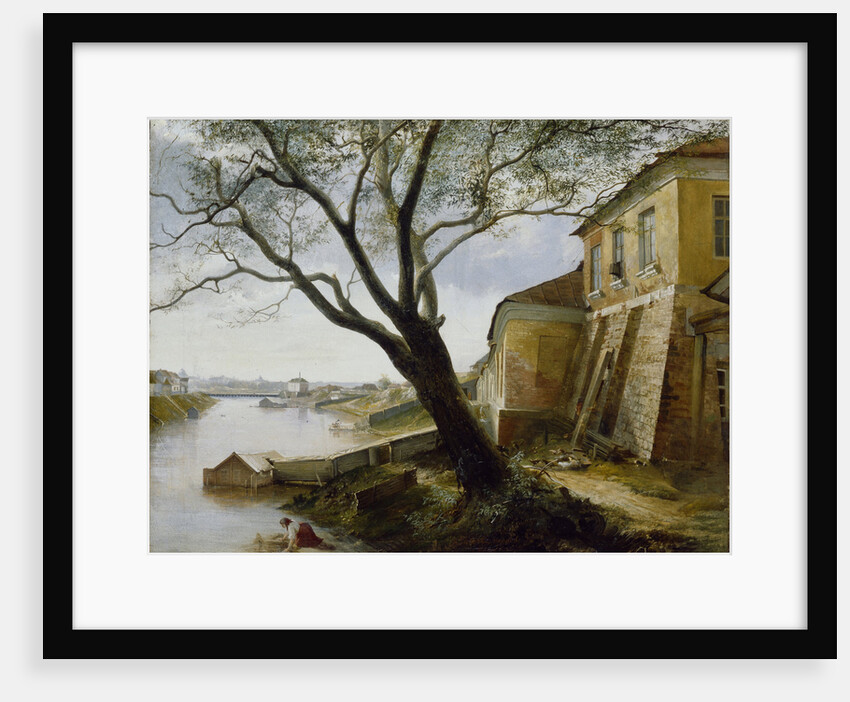 Over the Yauza River in Moscow, 1860 by Alexander Pavlovich Popov