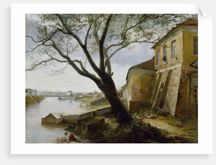 Over the Yauza River in Moscow, 1860 by Alexander Pavlovich Popov