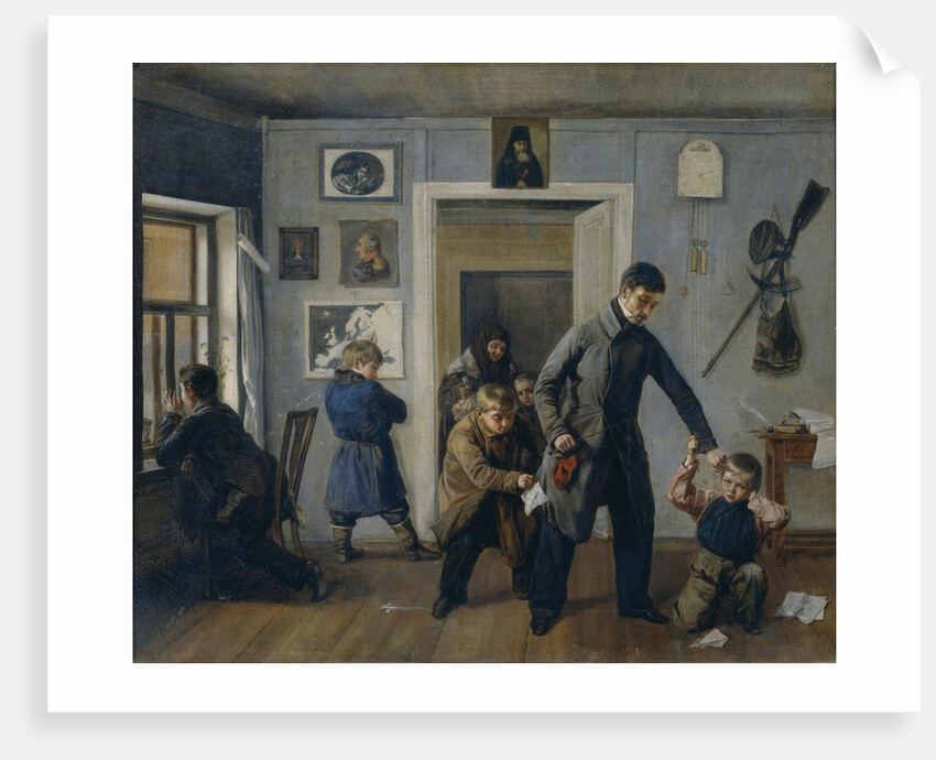 In the school, 1854 by Andrei Andreyevich Popov