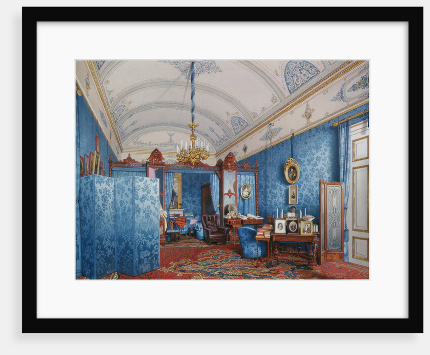 Interiors of the Winter Palace. The Dressing Room of Empress Maria Alexandrovna, 1857 by Ludwig Premazzi